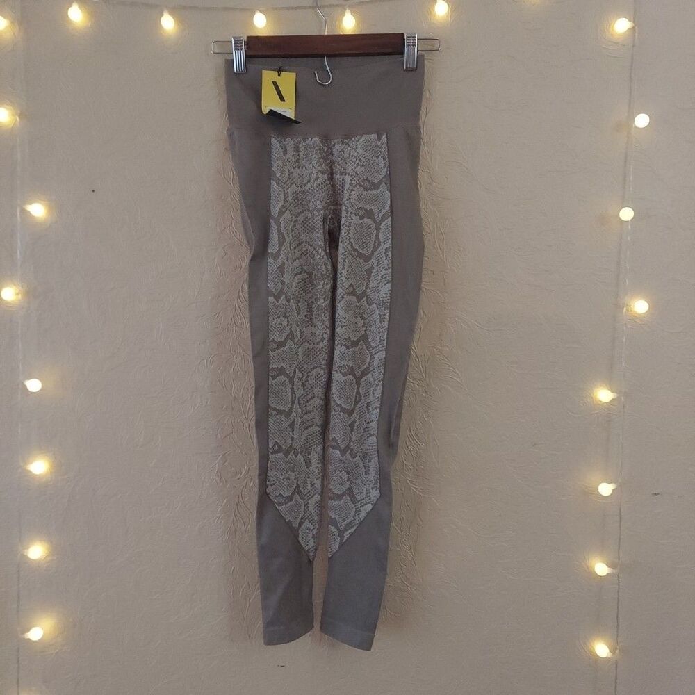 MP Snake Print Seamless Leggings In Desert NEW Sz Small